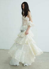 Romantic Fairy Style Lace Long Strap Dress